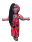 Amina – The Radiant Beauty in Crimson Ankara