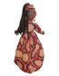 Anaiah – Handmade Wax Print Plastic Bag Holder Doll