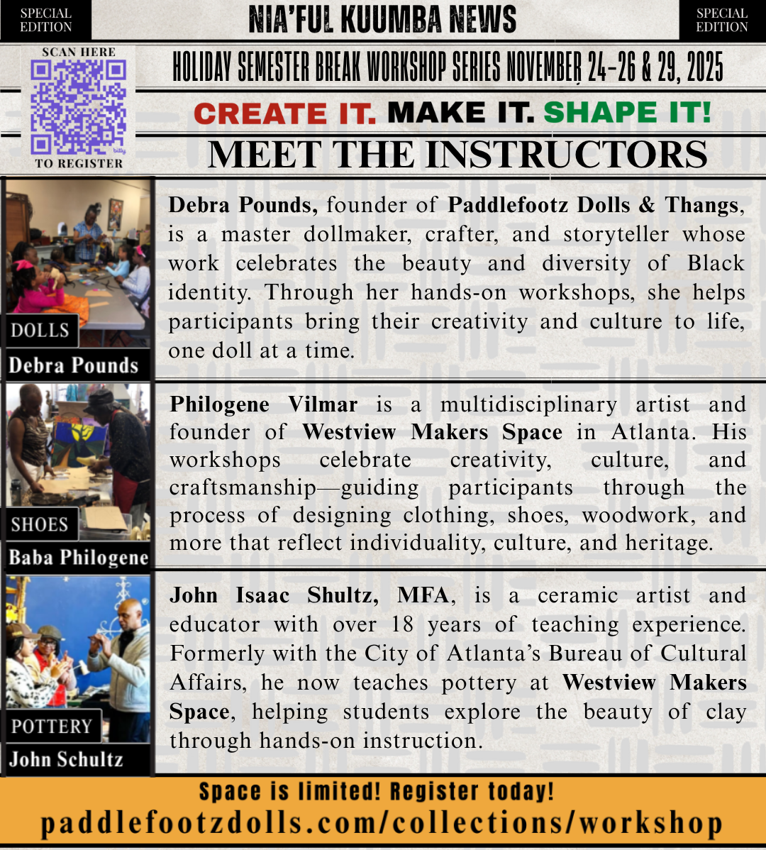 Create It. Make It. Shape It. Crafting with Purpose and Soul.