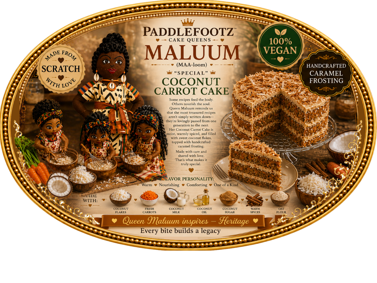 Maluum Coconut Carrot Cake