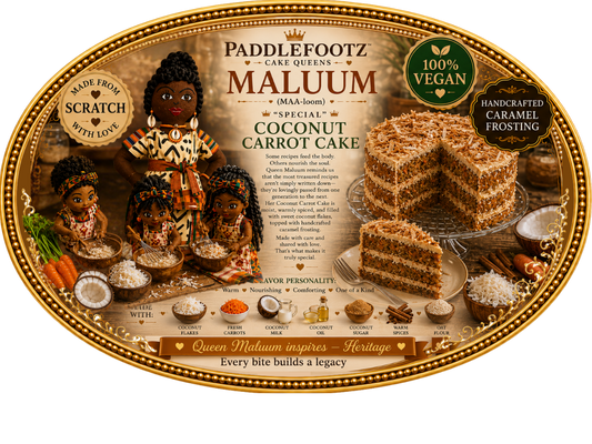 Maluum Coconut Carrot Cake