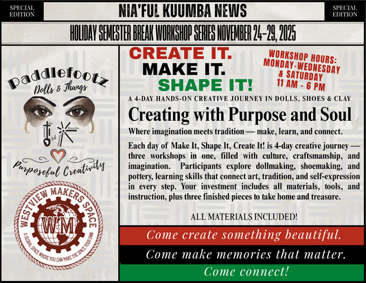 Create It. Make It. Shape It. Crafting with Purpose and Soul.